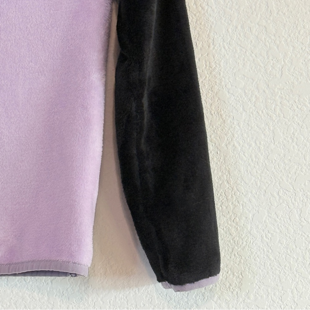 Sanrio Kuromi Kids Fleece Pullover | Black & Lavender | Quarter Zip | Small - Picture 4 of 16